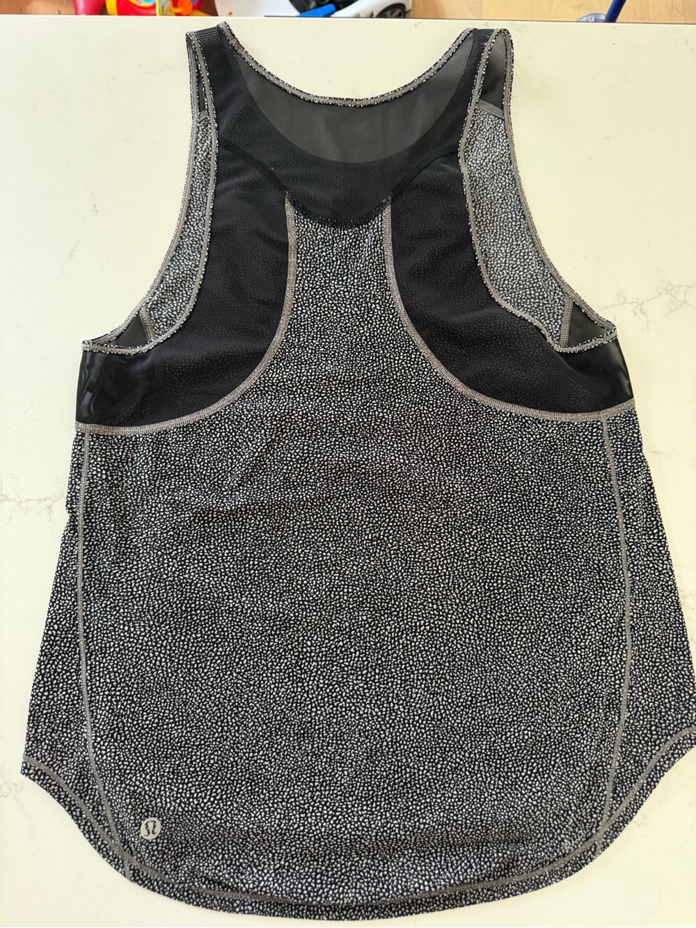 lululemon athletica Black & White Loose Tank